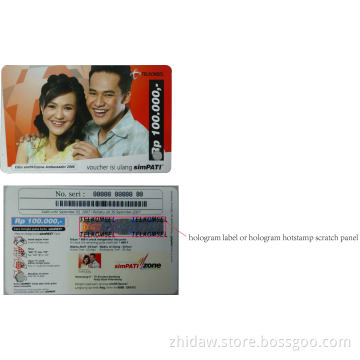 GSM/CDMA Prepaid Scratch off Calling Card
